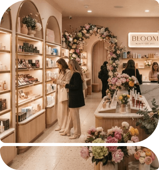 Магазин косметики с системой CORTA